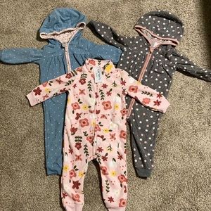 Carter’s Fleece Onsies